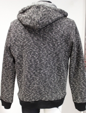 Cipo & Baxx Herren-Sweatjacke mit Kapuze CL-427 black