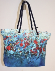 Shopper/Strandtasche Dolzecca blau/bunt