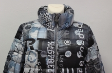 Dolcezza Jacke Winter wei/eisblau