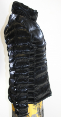 Dolcezza Steppjacke Winter schwarz Lack