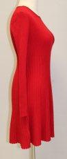 Strickkleid rot