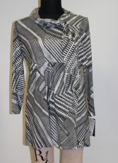 Nicolette Shirt/Tunika Hewitt Print grey