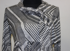 Nicolette Shirt/Tunika Hewitt Print grey