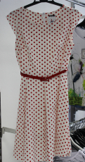 Kleid Gotta rot gepunktet