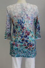 Dolcezza Shirt 3/4 Arm wei/blau/grn/bunt