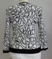 Dolcezza Jacke schwarz/wei