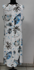 Dolcezza Kleid ohne Arm wei mit Meeresmotiven
