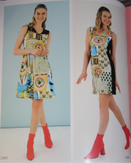 Dolcezza Kleid ohne Arm gelb/grn