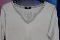 Langarm-Basic-Shirt GlamStyle beige