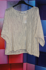 leichter Sommerpulli beige