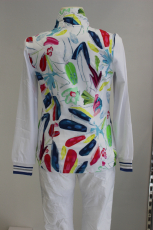 Dolcezza Sweatjacke wei/bunt