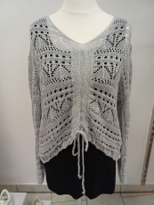 Langarmpulli hellgrau