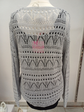 Langarmpulli hellgrau