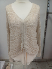 Langarmpulli beige