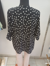 Bluse Dressplaner mit Punkte Farbe schwarz