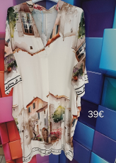 Kleid Lindsay Moda creme Motiv Italien