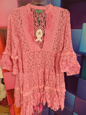 Spitzenkleid pink