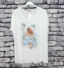 Kurzarm-Shirt Be Beautiful