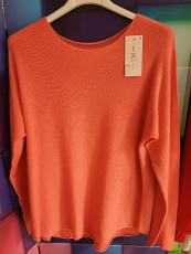 Langarmpullover  lachsfarben