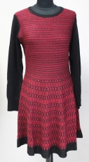 Kleid Invisible Farbe schwarz/rot