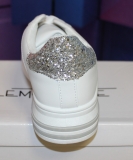 Damen-Low-Sneaker white silver