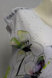 Dolcezza Kurzarmshirt wei/floral