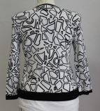 Dolcezza Jacke schwarz/wei