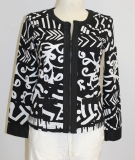 Dolcezza Jacke schwarz/wei�