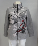Dolcezza Jacke grau Druck Ski