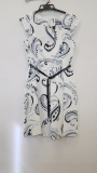Kleid Gotta/Two Blue wei� mit Kringel