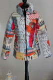 Dolcezza Steppjacke wei�/pink/orange