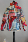 Dolcezza Steppjacke wei�/pink/orange