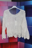 GlamStyle H�kel-Pulli Langarm natur