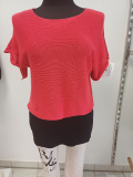 Dressplaner Kurzarm-Pulli rot
