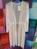 Longjacke d�nn Farbe wei�