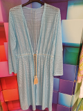 Longjacke d�nn Farbe hellblau