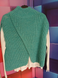 Poncho-Pulli Dressplaner t�rkisgr�n