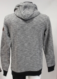 Cipo & Baxx Herren-Sweatshirt mit Kapuze CL-425 grey