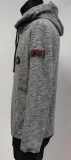 Cipo & Baxx Herren-Sweatshirt mit Kapuze CL-425 grey