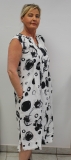 Dolcezza Lerinenkleid ohne Arm wei/schwarz