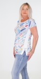 Dolcezza Shirt Kurzarm wei/pastell