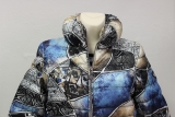 Dolcezza Jacke Winter blau/wei/schwarz/beige