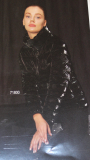 Dolcezza Steppjacke Winter schwarz Lack