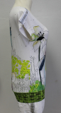 Dolcezza Kurzarmshirt wei/floral