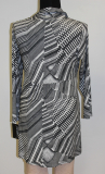 Nicolette Shirt/Tunika Hewitt Print grey