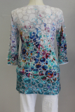 Dolcezza Shirt 3/4 Arm wei/blau/grn/bunt