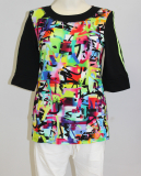 Shirt Vanessa Style Kurzarm neonbunt