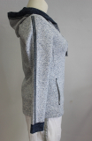 Dolcezza Sweatjacke natur meliert mit Kapuze