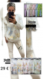 Langarmpulli Flowers beige