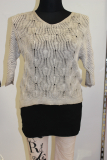 Feinstrickpulli Farbe beige